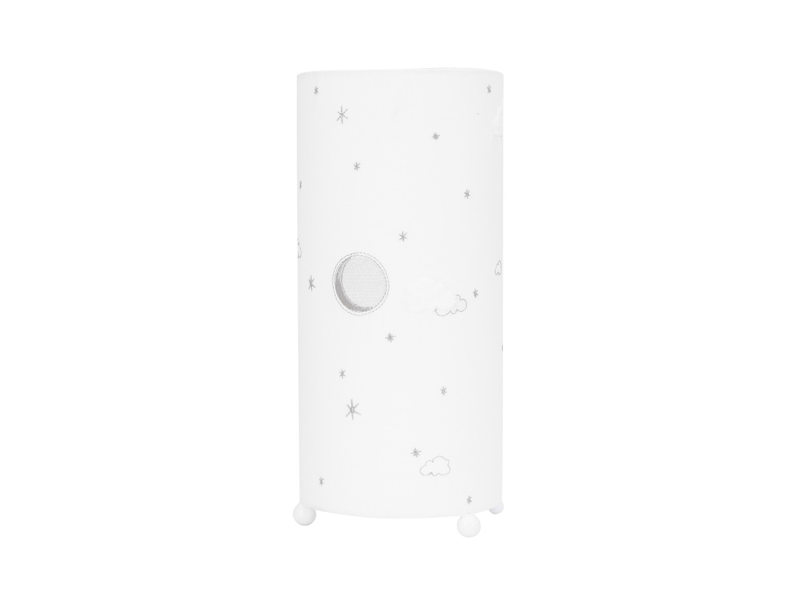 Lámpara infantil Kikkaboo con bordado beige Dream Big