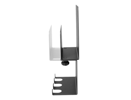 Soporte LOGILINK para mini-pc barebone, con organizador de cables negro.