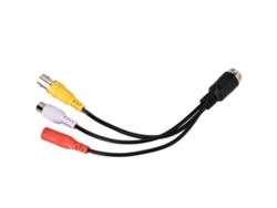 Cable De Extensión Para Grabadora De Video De Coche, Conector Macho Air Head A Hembra Bnc Av Dc Adaptador Para Monitor