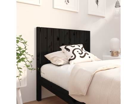 Cabecero de cama VIDAXL Negro Madera (95.5x4x100 cm)