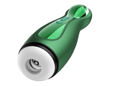 Masturbador Masculino con Succión Automática 3 Succiones y 6 Vibraciones Juguete Sexual Masculino Adulto Verde BISBISOUS