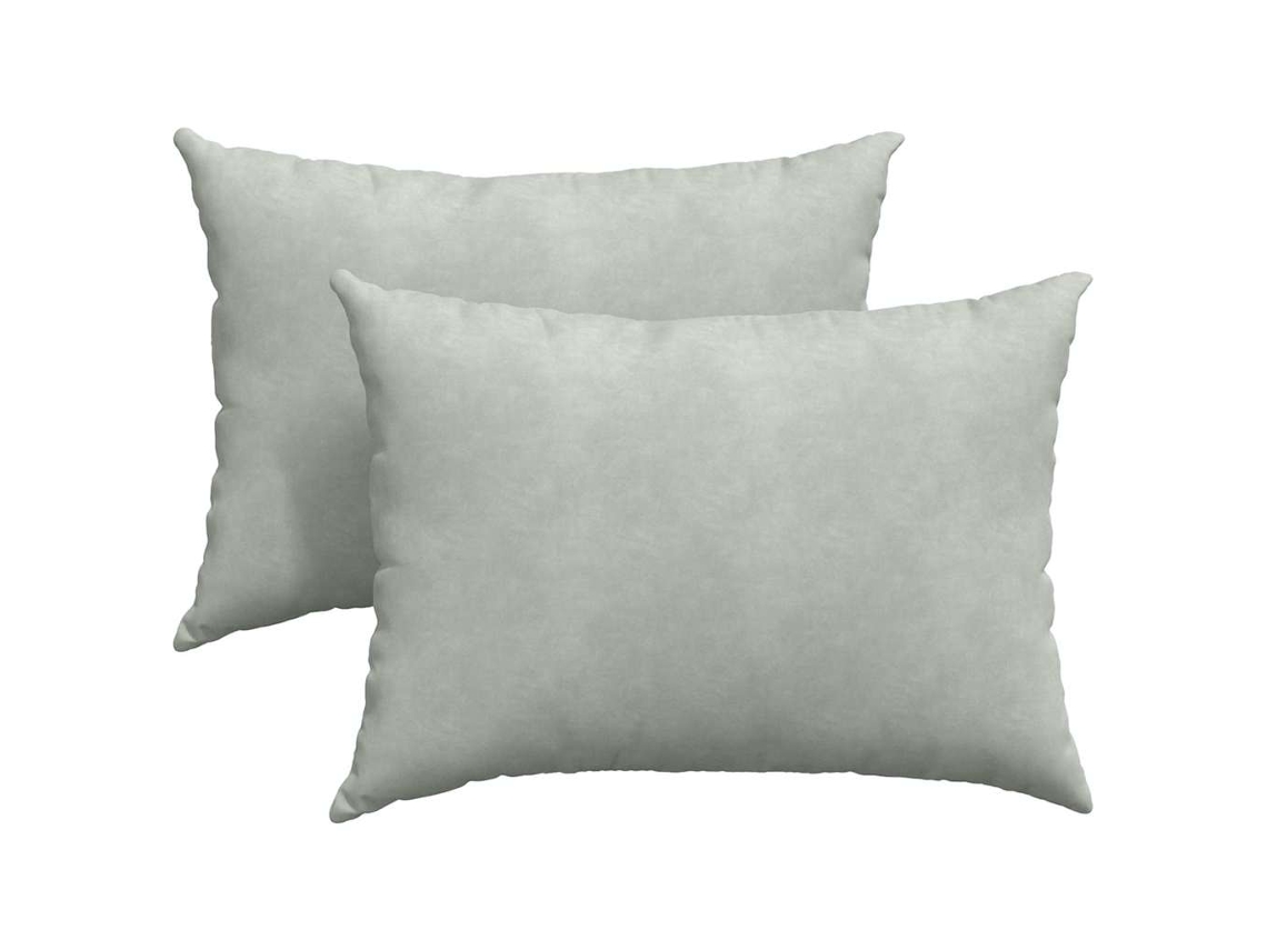 Cojines para sofá, 2 unidades, gris claro, 70x50cm HARLANV1