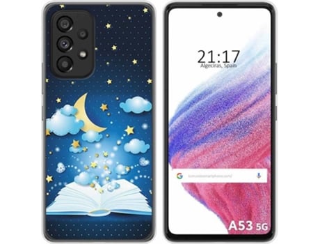 Carcasa para Samsung Galaxy A53 5G TUMUNDOSMARTPHONE Dibujos Libro Cuentos Multicolor