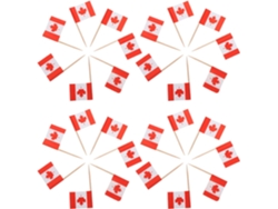 200 Banderines Multicolores Para Decorar Pasteles Con Forma De Diente - Tema Nacional