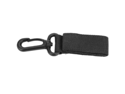 Cinto de cintura Fivela em nylon com gancho de plástico resistente e giratório de 360° para sistema Moll Preto
