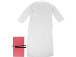 Terno Árabe Masculino Com Lenço Vermelho, Vestido Longo Branco, Tamanho 150