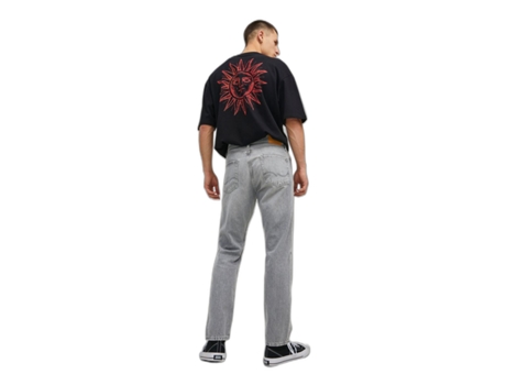 Pantalones Vaqueros para Hombre JACK & JONES (36x32 - Gris)