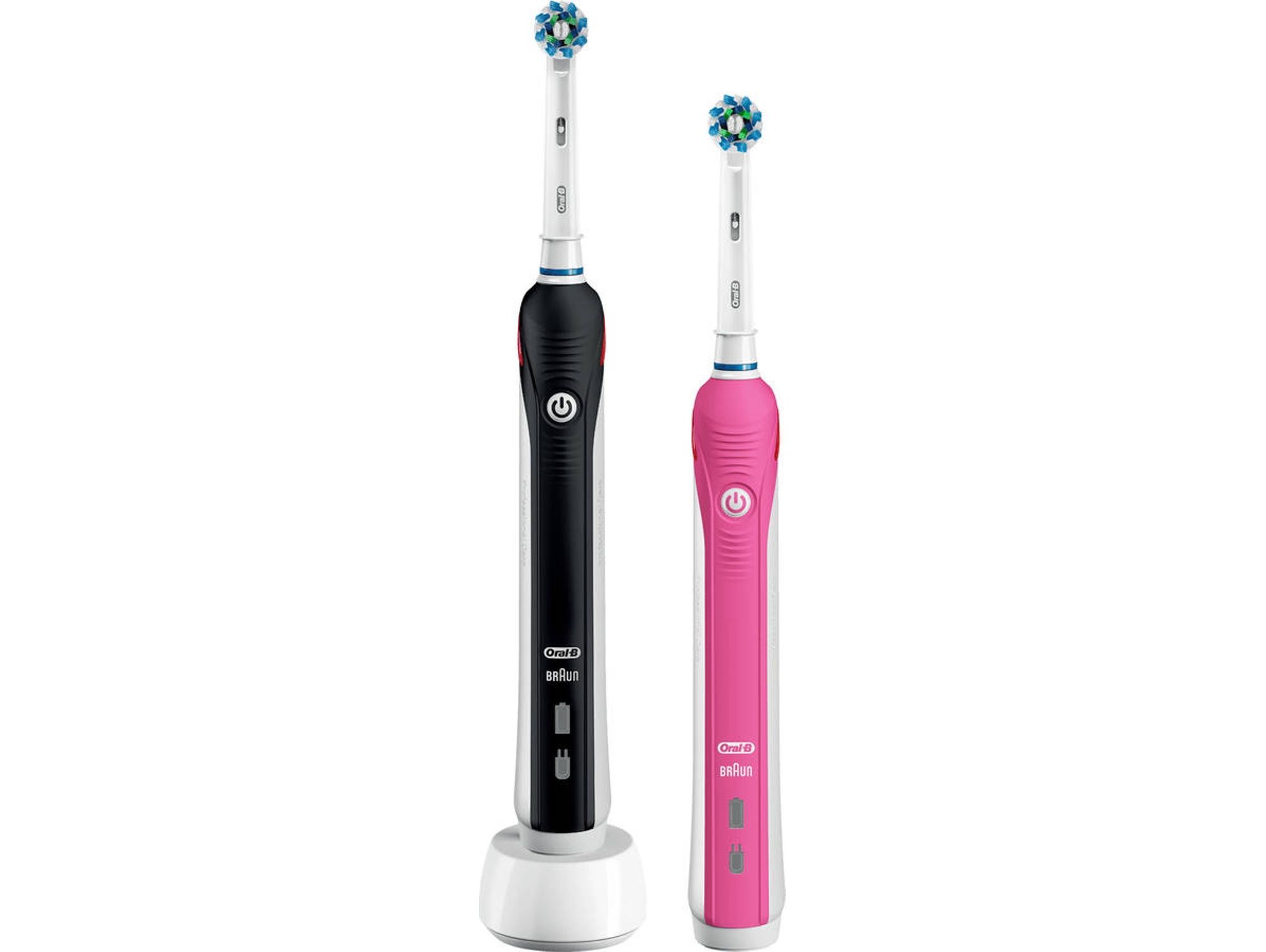 Cepillo de Dientes Eléctrico ORAL-B 2 2950N Crossaction Negro y Rosa 