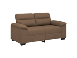 Maison Exclusive - Sofá De 2 Plazas Marrón, 160x81x84 Cm, Tela