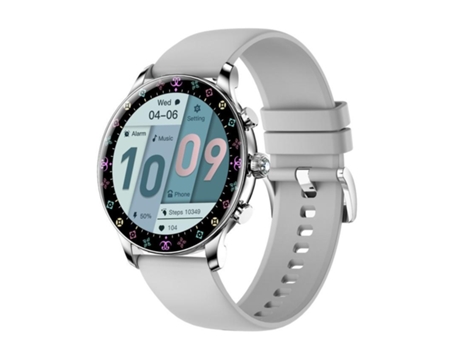 Reloj Inteligente, Pantalla HD de 1,39 Pulgadas, IP67 Resistente al Agua, para iPhone y Android, Plateado VEANXIN