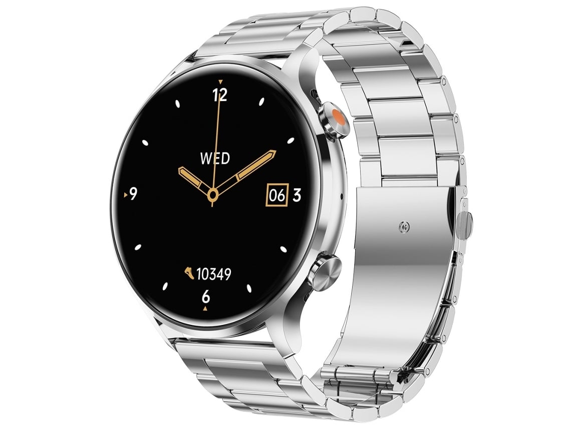 Reloj inteligente Bluetooth Call 1 39 pulgadas Monitoreo de salud 114 modos deportivos Compatible con Android iOS Plata Yunzii