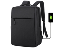 Mochila con puerto USB - negro