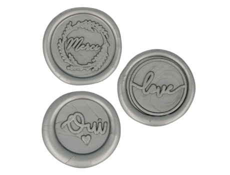 Cera ARTEMIO 25 Adhesivo de Plata Oui - Love - Merci