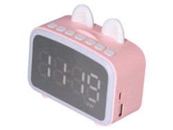 Altavoz Digital HURRISE con Función de Despertador Lector de Tarjetas y Radio FM