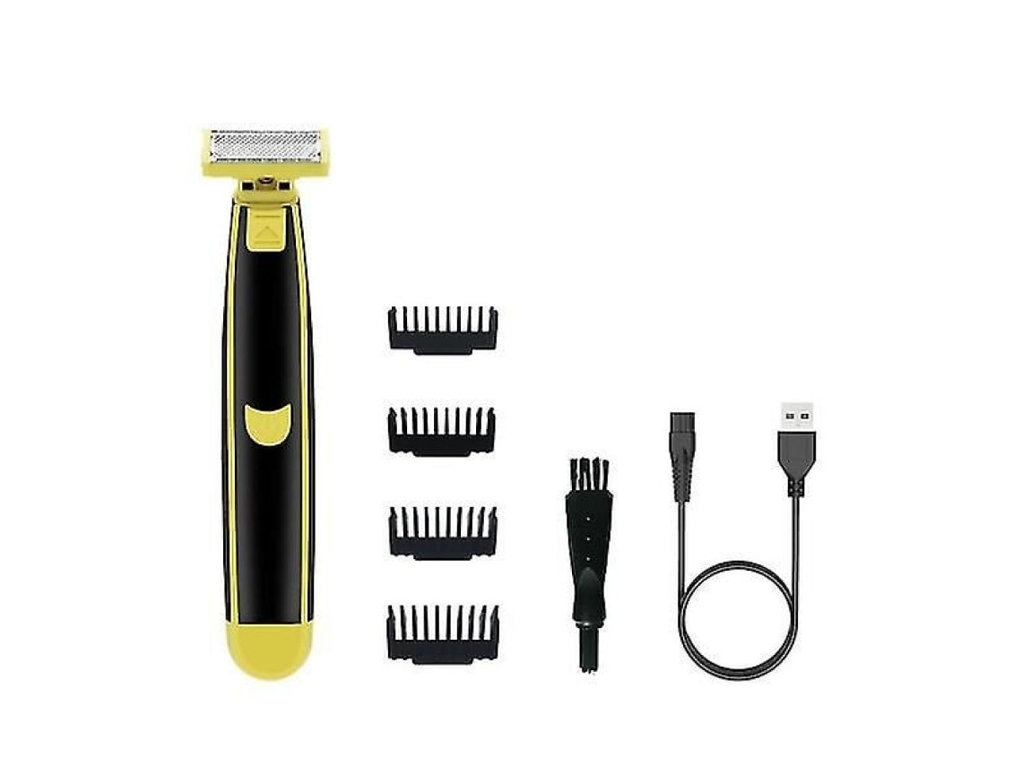FNINIJEDE Barbeador Elétrico Masculino, Barbeador Elétrico Úmido E Seco, Kit Aparador Multifuncional Para Cuidados Pessoais Masculinos Com Design 5 Em 1, Cabo E