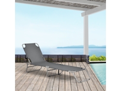 Tumbonas CASA.PRO (Acero - Gris - 186x55x24 cm)