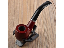 Tubo De Madera Maciza Con Elemento Filtrante De Madera.