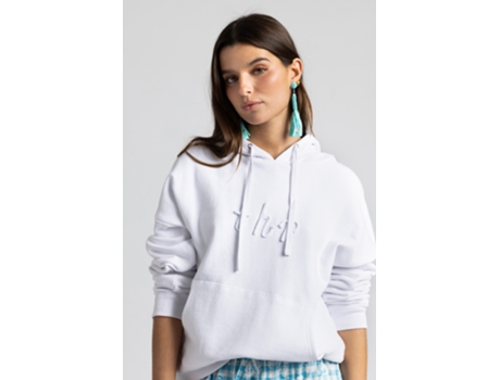 Camiseta de Mujer THROTTLEMAN Algodón Blanco (S)