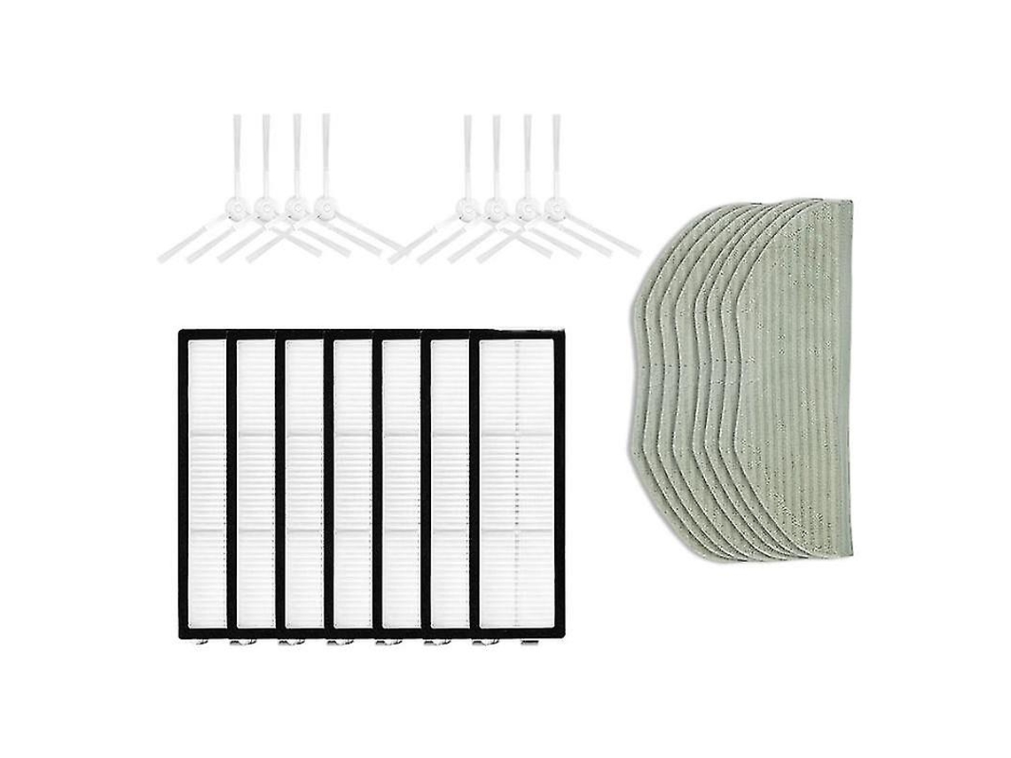 Cepillos laterales, filtros HEPA y paños de fregado compatibles con Xiaomi Mijia Stfcr01sz