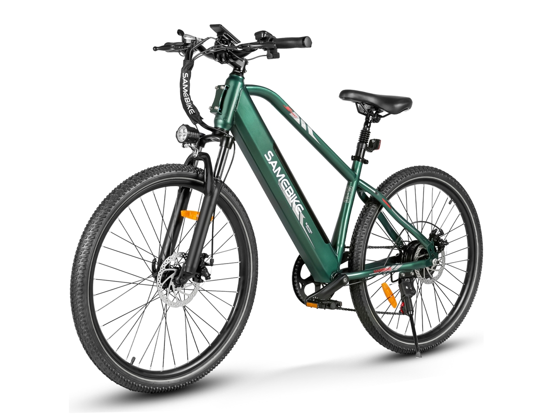 Bicicleta de montaña eléctrica Samebike RS A01men 1.0 con batería de 250W 36V 15Ah y ruedas de 27,5 pulgadas.