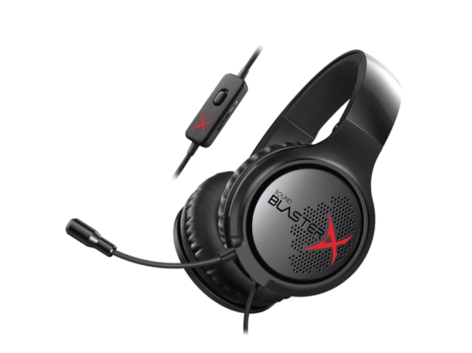 Auriculares Con Cable CREATIVE Blasterx H3 (On Ear - Multiplataforma - Negro)
