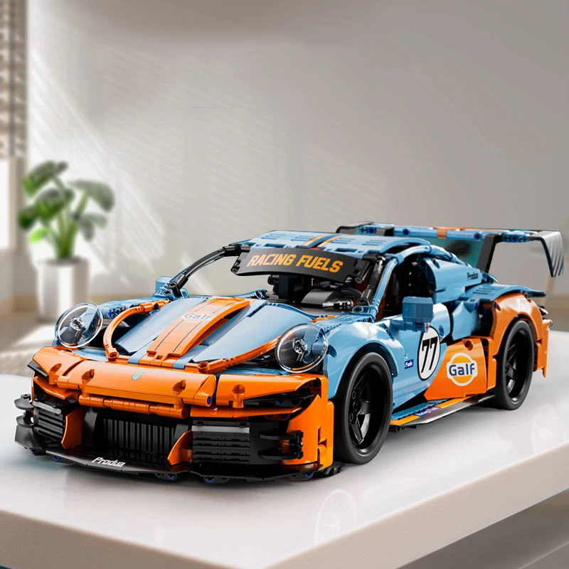 Set De Bloques De Construcción De 1800 Piezas Para Construir Un Modelo De Coche De Carreras Gt3 Rs, Bloques De Construcción De Coches Deportivos