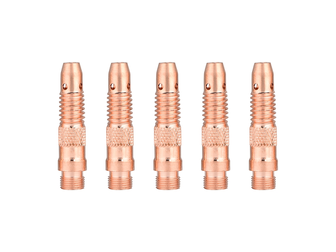 5 Cuerpos De Pinza De Cobre De 2,0 Mm Para Lanza De Soldadura Tig Wp-17/18/26