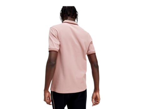 Polo Dupla de Hombre FRED PERRY Twin Tipped Sintetico Rosa (M)