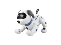 Perro robótico controlado por voz para niños, modelo K16, interactivo, bailable y programable, apto para niños a partir de 3 años.