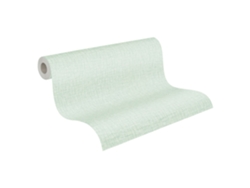 Papel de Pared LIVINGWALLS (53 cm x 10,05 m - Tejido - Verde)