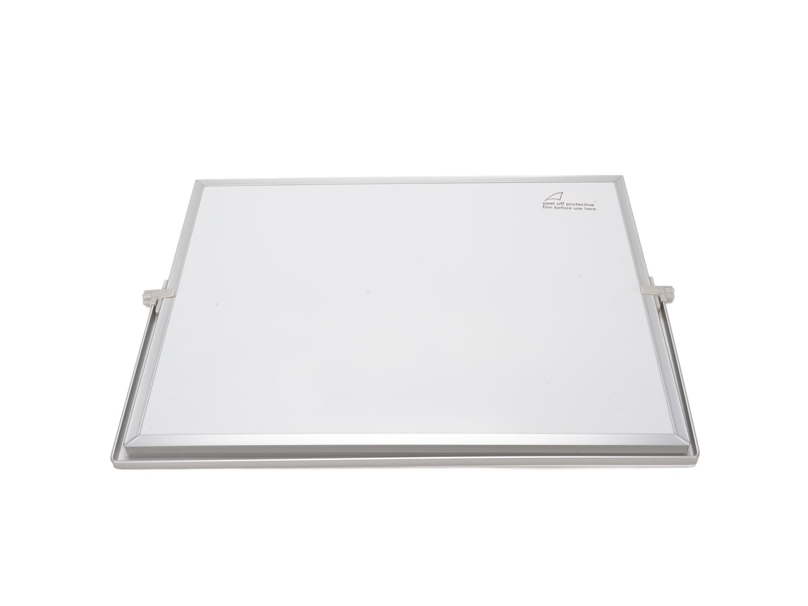 Pizarra Blanca Giratoria Magnética Portátil De Doble Cara Para Mesa, Ideal Para El Hogar, La Escuela Y La Oficina.
