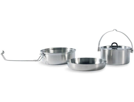 Olla para Camping TATONKA Camp Set Large (Acero inoxidable - 17,3 x 6 cm)