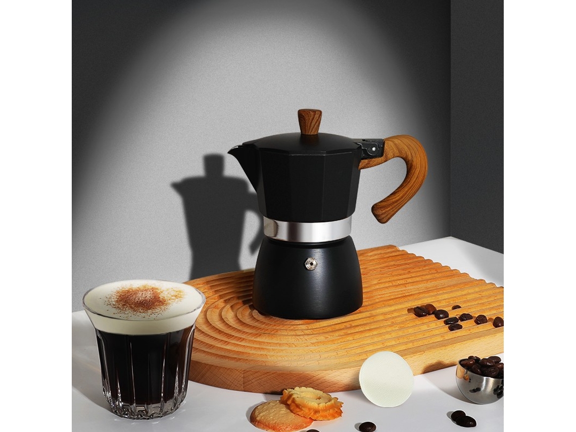 Cafetera Moka Italiana De Aluminio Para 6 Tazas (300 Ml) – Café Expreso Casero Clásico
