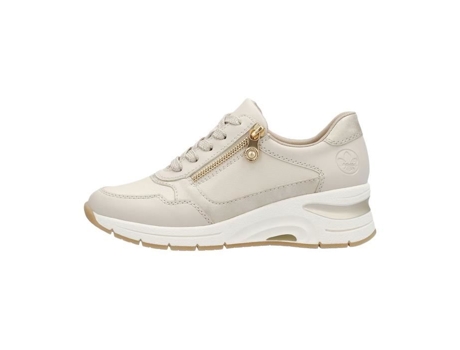 Sandalias de Tacón de Mujer RIEKER Piel Beige (39)