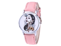 Relógio De Pulso Para Casais Zhoulianfa Clássico Moderno Com Pulseira De Couro Café