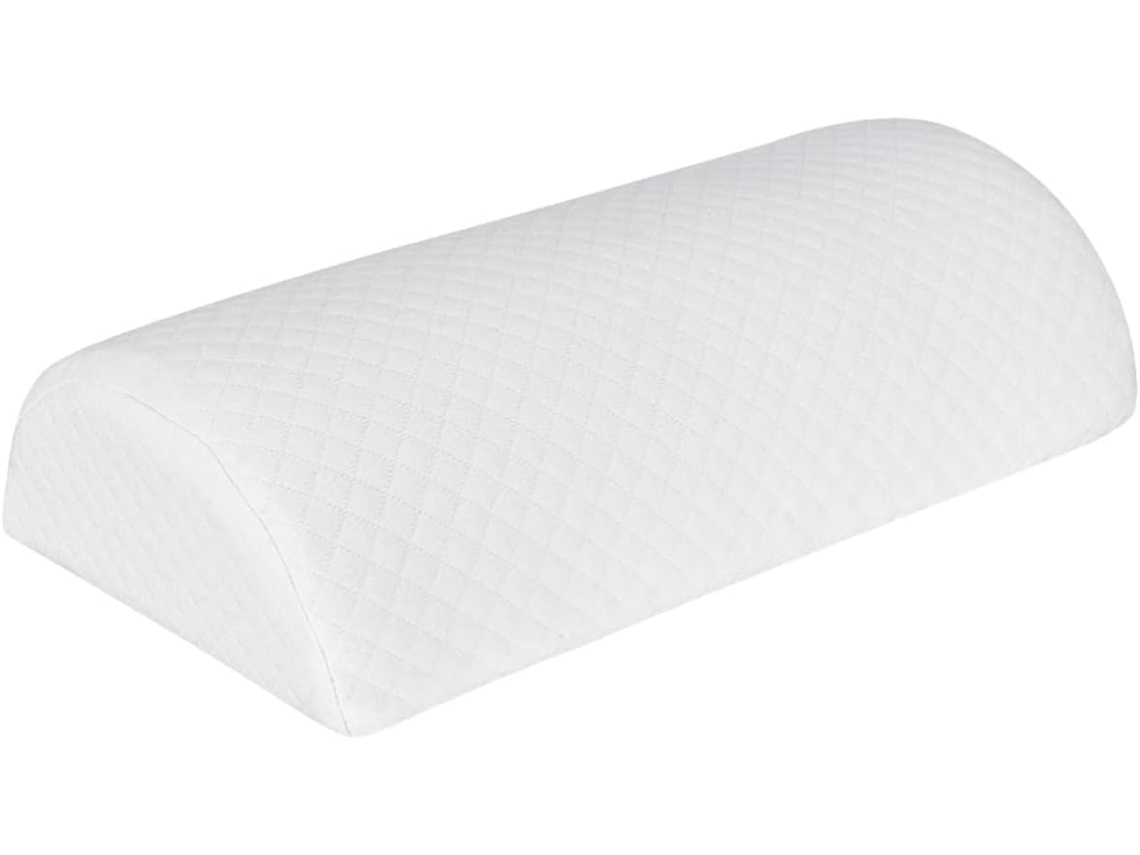 Almohada De Relajación Para Piernas De Espuma Viscoelástica, Almohada Ergonómica Semicircular De Algodón Para Alivio Del Dolor