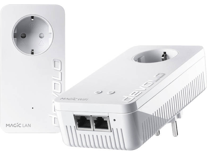 Kit Powerline DEVOLO Magic 1 Wifi 2-1-2 — 2 Unidades | 1200 Mbit/s | Blanco