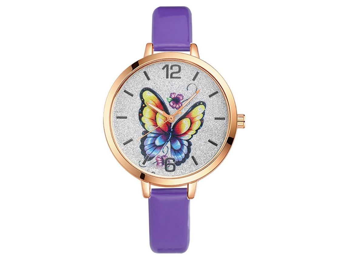 Reloj De Pulsera Analógico De Cuarzo Con Correa De Pu Con Textura De Cocodrilo Para Hombre Y Mujer (negro)