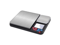 Báscula digital de cocina Truyuety con plataforma doble, capacidad de 22 lb (17,6 oz), precisión de 0,01 oz/0,001 oz, acero inoxidable, paquete de 7