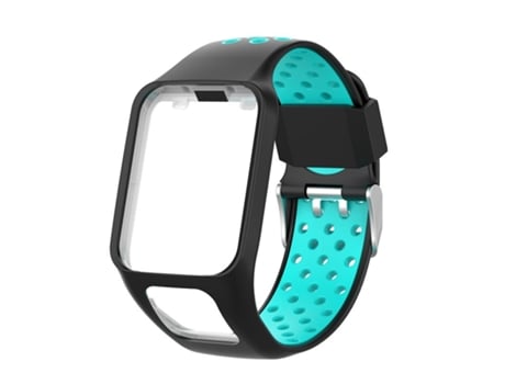Reemplazo de correa de reloj de Silicona de color puro para TomTom Runner 2 / 3 Banda transpirable para Golfer2 Adventunrer Universal Sport Smart W...
