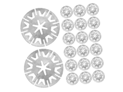 30 Piezas De Clips De Fijación De Tapa, Clips De Protección Contra Salpicaduras, Motor Con Aislamiento Térmico