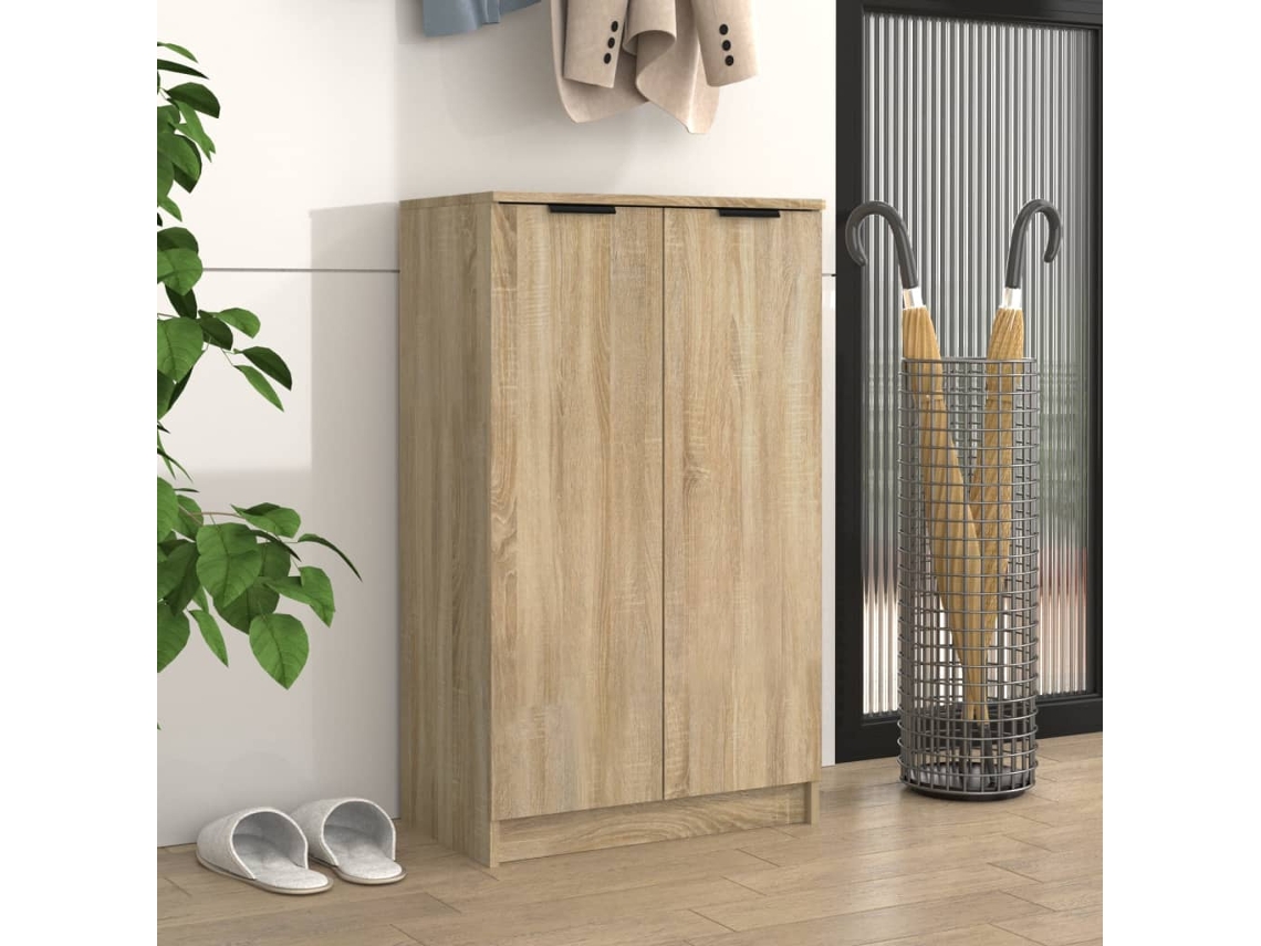 Zapatero Organizador 59X35X100 Cm Derivados de Madera Color Roble Sonoma