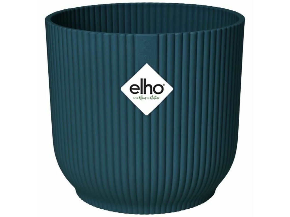 Maceta ELHO 22 cm Redonda Azul oscuro Plástico