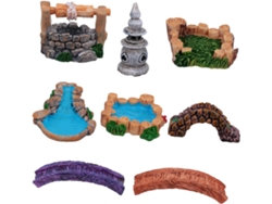 Juegos De Accesorios Para Decorar Un Micropaisaje, Terrario O Acuario Pequeño.
