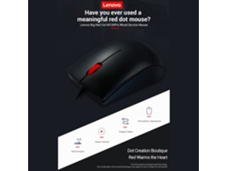 Mouse Com Fio Lenovo M120pro 1600dpi Plug And Play Design Ergonômico Cabo 1,5m Para Laptop Pc