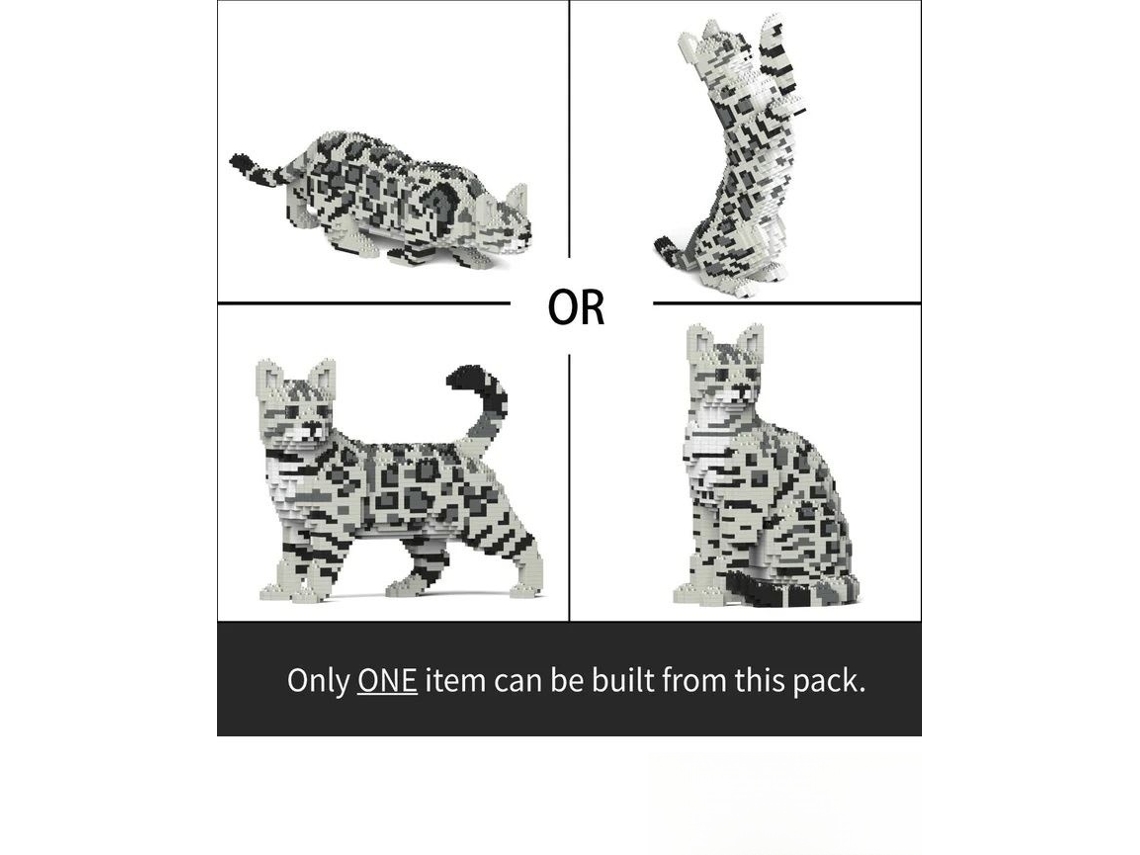 Jekca Bricks Bengal Cat 4-in-1 Pack St19bgc01-m02