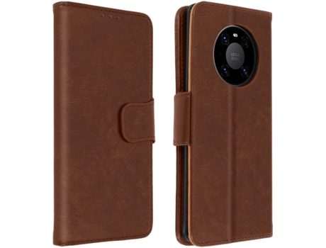 Carcasa Huawei Mate 40 Pro Plus AVIZAR Libro Marrón