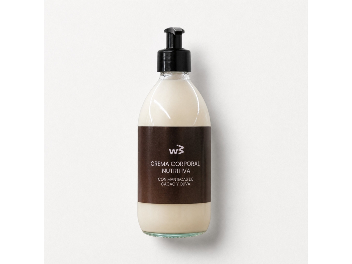Crema Corporal Nutritiva Con Cacao Y Oliva (250 Ml)