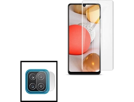 Kit Protector Hidrogel Samsung Galaxy A12 Phonecare Full Cover Frente, Cámara Transparente