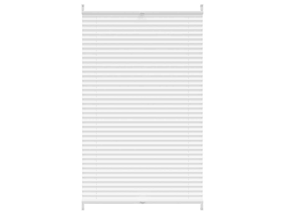 Persiana plisada plegable blanca 70X125cm